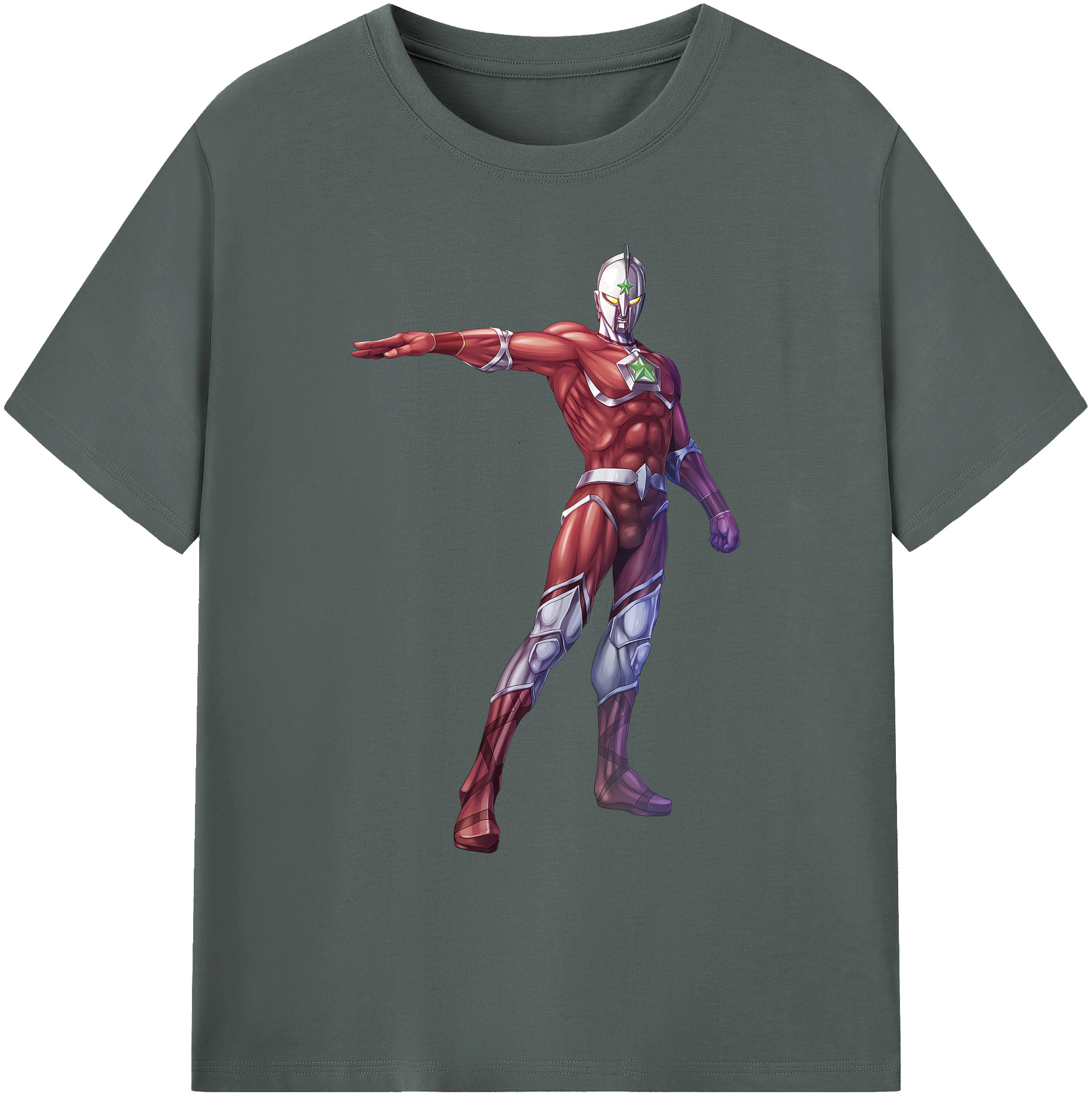 （画像用） ウルトラマン Ultraman 綿100％ メンズ半袖Tシャツ｜肌触りやわらか＆通気性